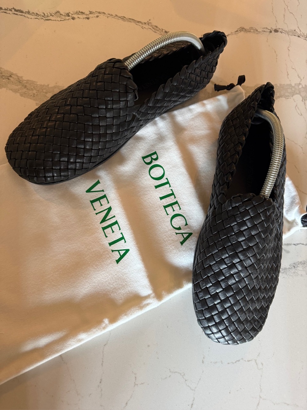 Bottega Veneta Black Flats-see size notes